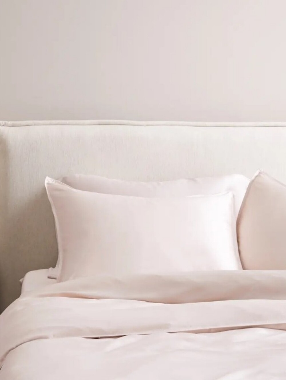 NWOT! Quince Organic Bamboo Blush Standard Pillowcases & Shams! Set Of 4 (Y6)
